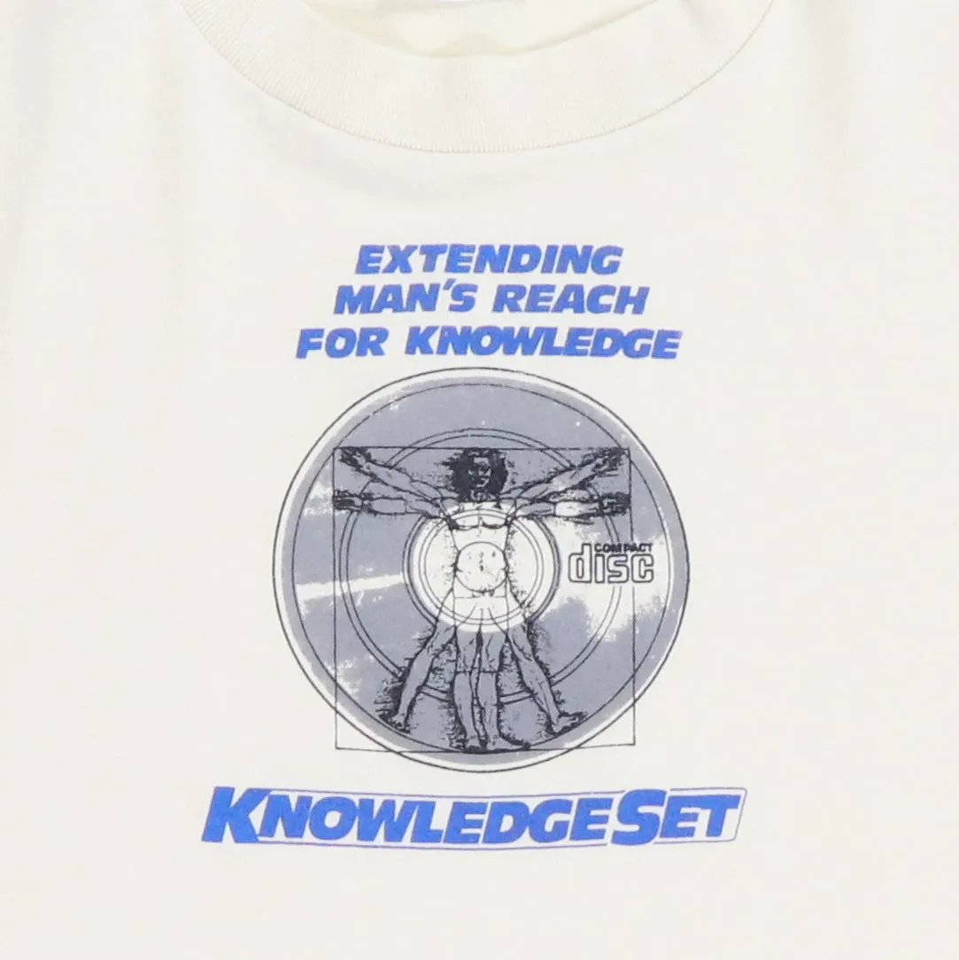 1980s Knowledge Set Compact Disc Shirt