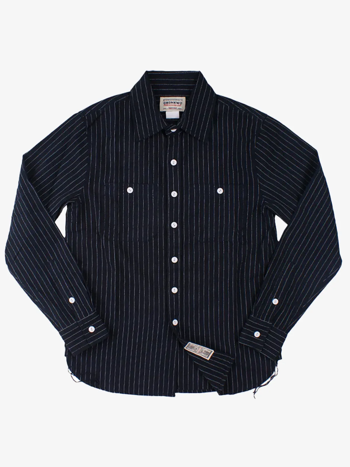 American Style Wabash Striped Long Sleeve Shirt