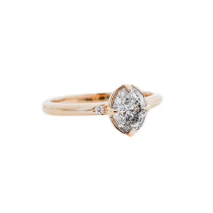 Around The World Oval Diamond Ring