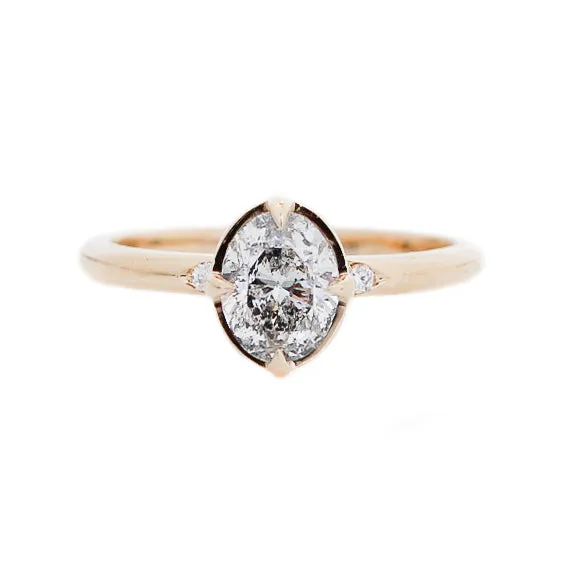 Around The World Oval Diamond Ring