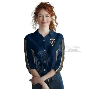 Balfour Tartan Women's Casual Shirt with Family Crest and Scottish Thistle Vibes Sport Style