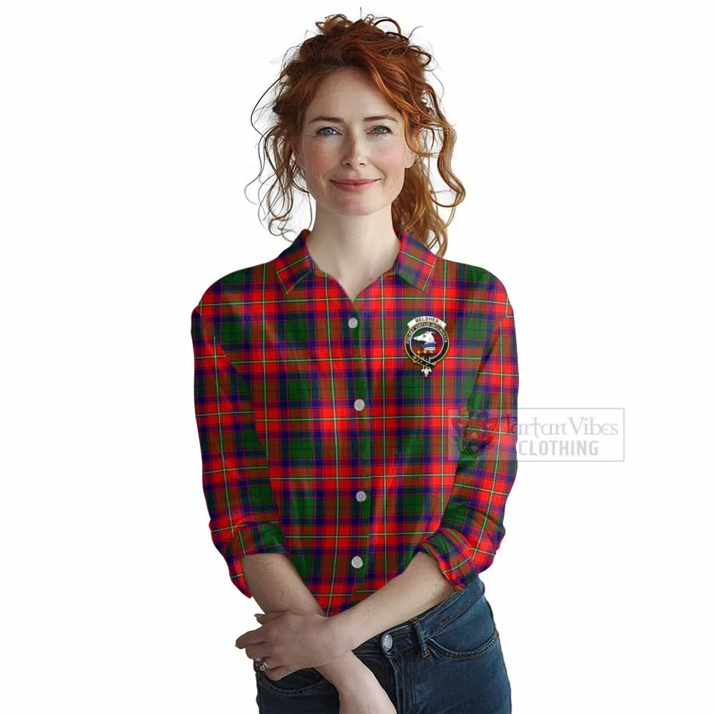 Belshes (Belsches) Tartan Women's Casual Shirt with Family Crest DNA In Me Style