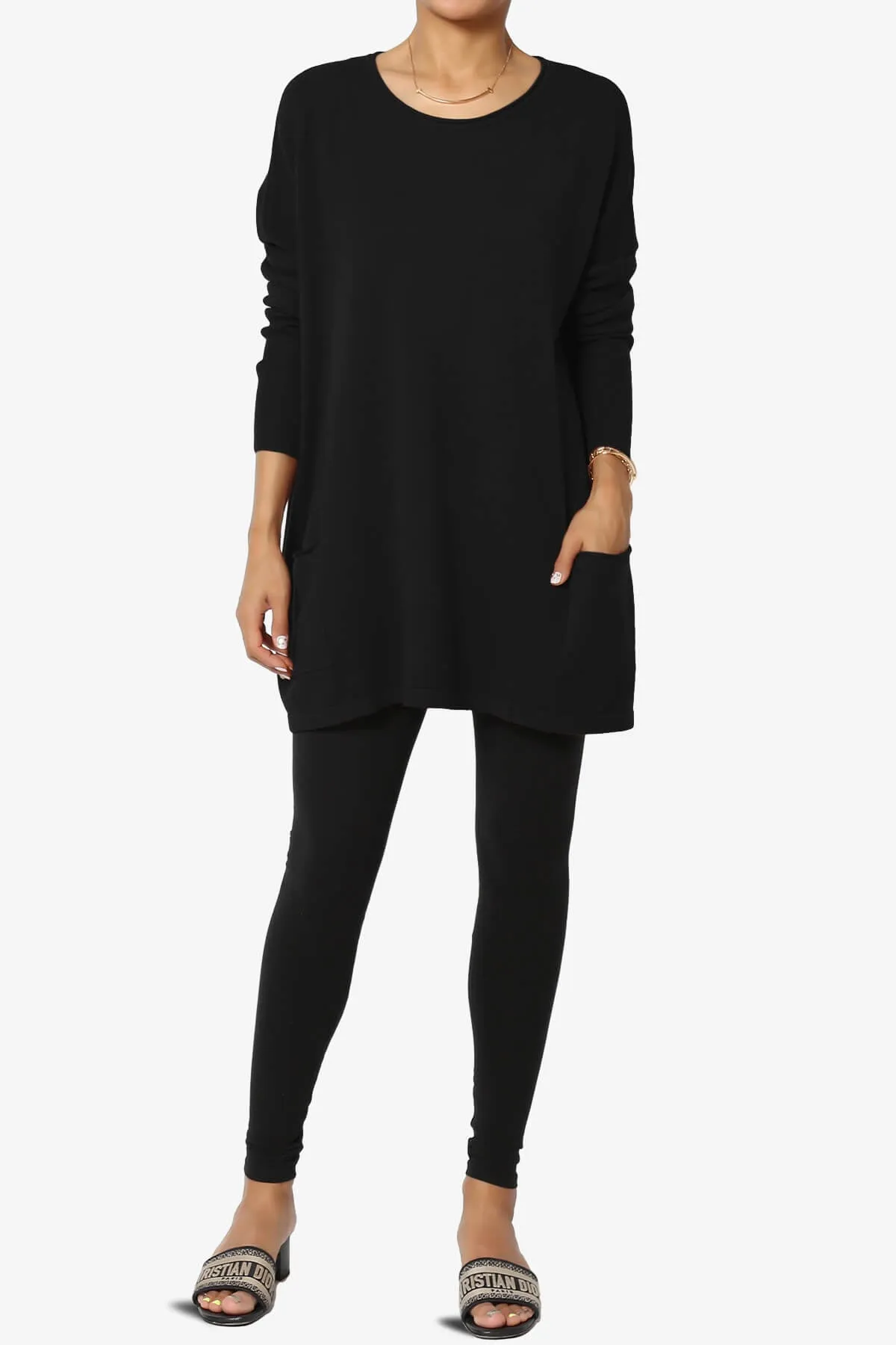 Brendi Super Soft Pocket Oversized Sweater