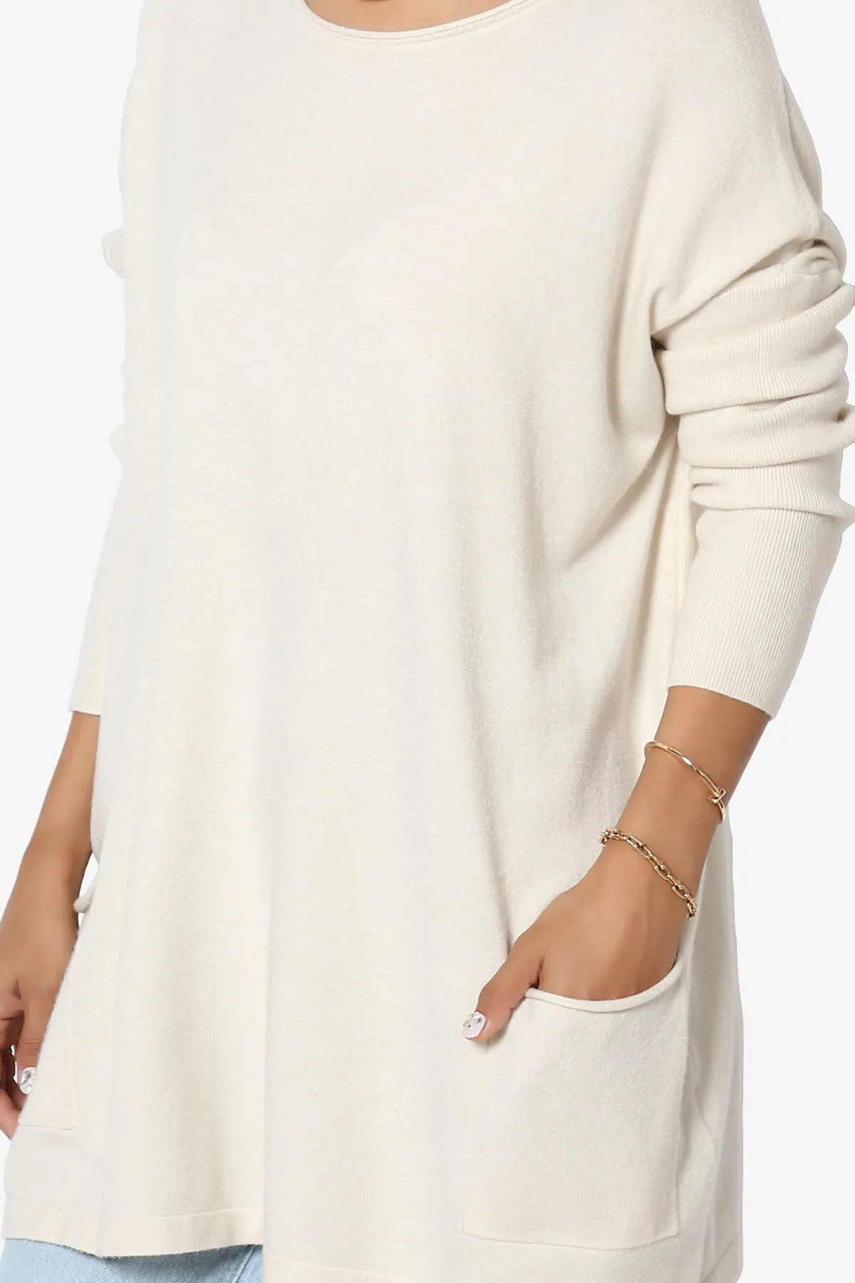 Brendi Super Soft Pocket Oversized Sweater