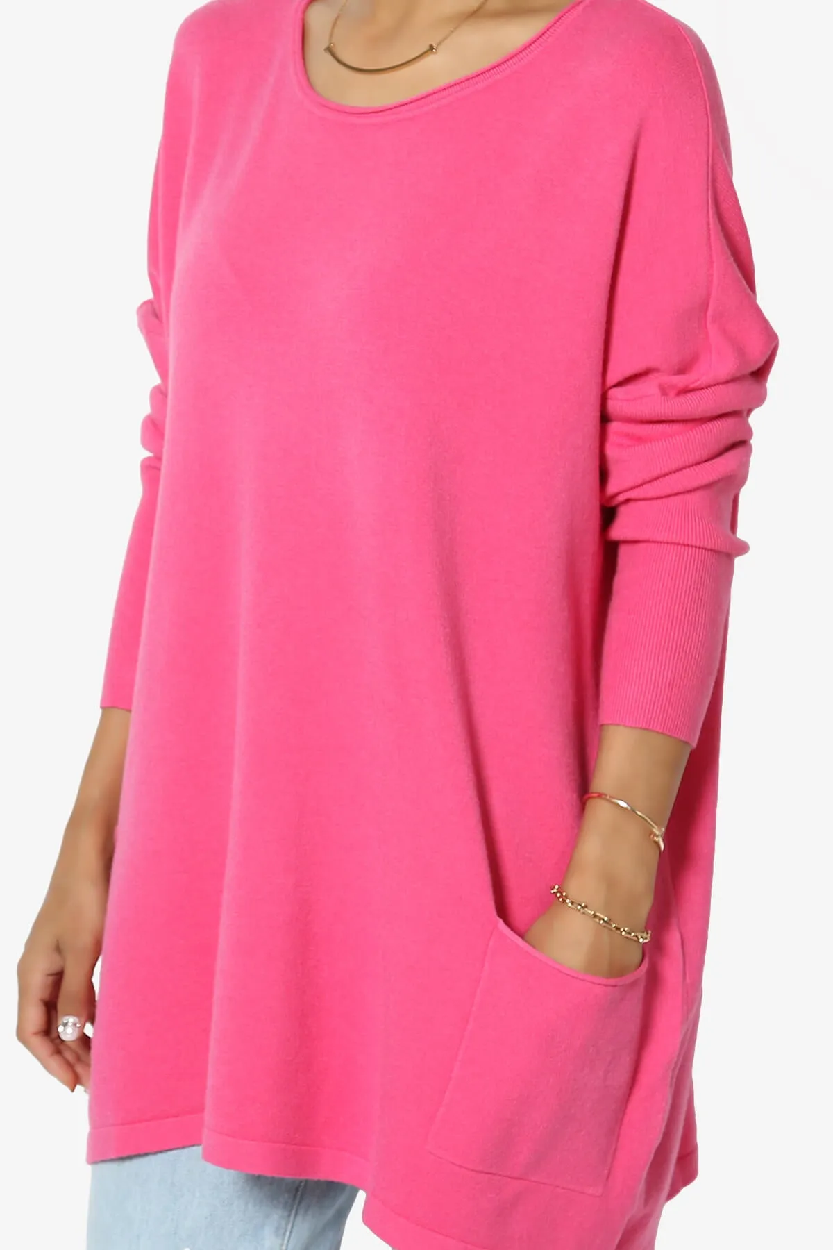 Brendi Super Soft Pocket Oversized Sweater