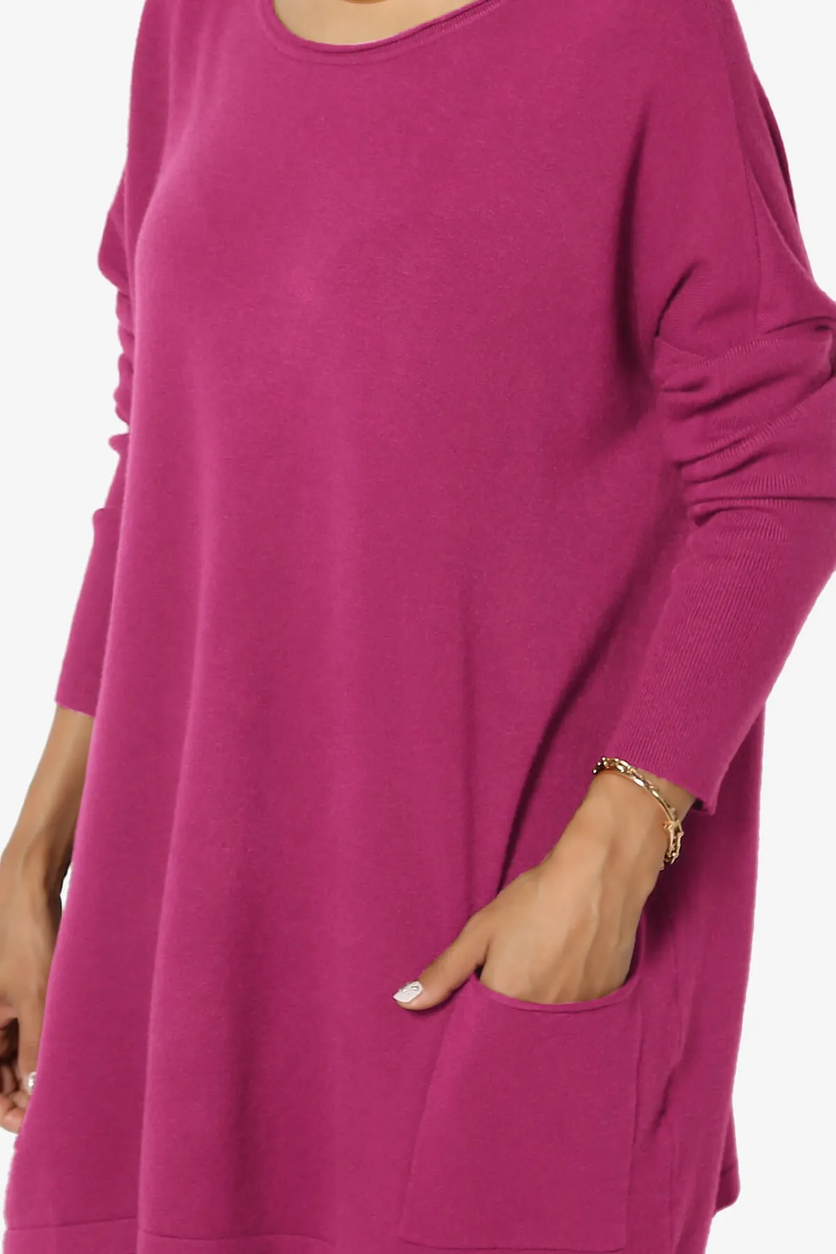 Brendi Super Soft Pocket Oversized Sweater