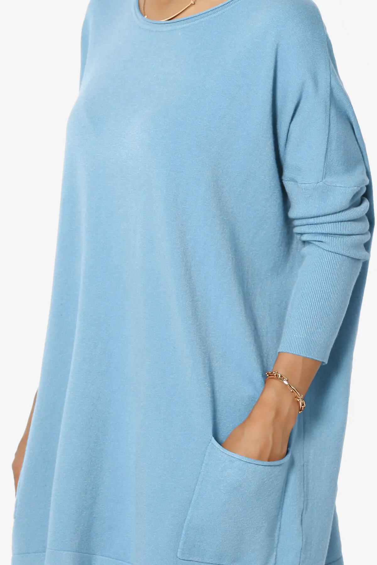 Brendi Super Soft Pocket Oversized Sweater