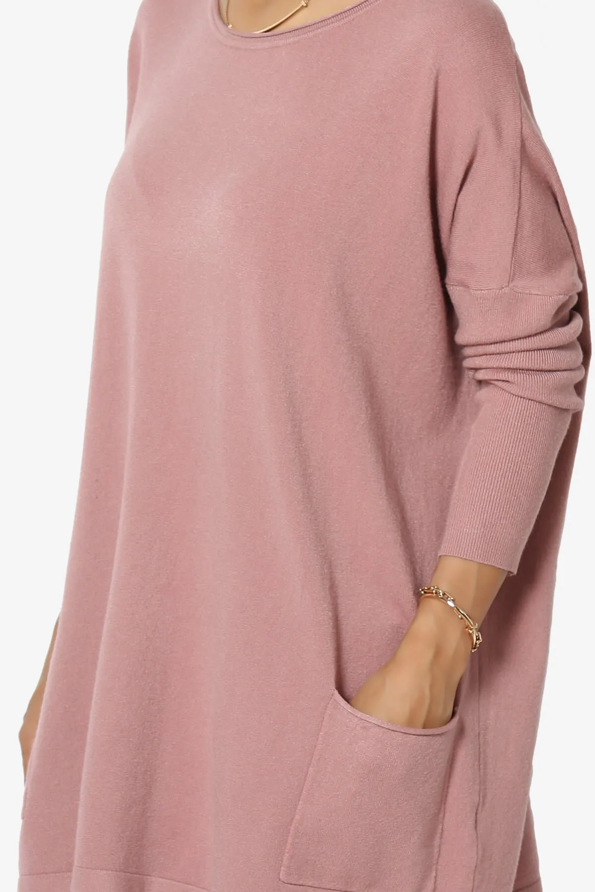 Brendi Super Soft Pocket Oversized Sweater