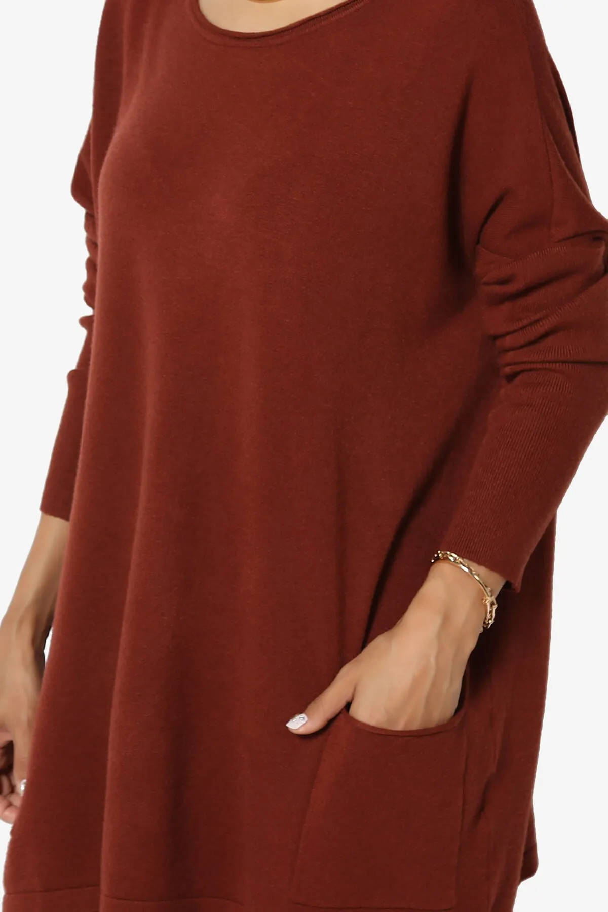 Brendi Super Soft Pocket Oversized Sweater