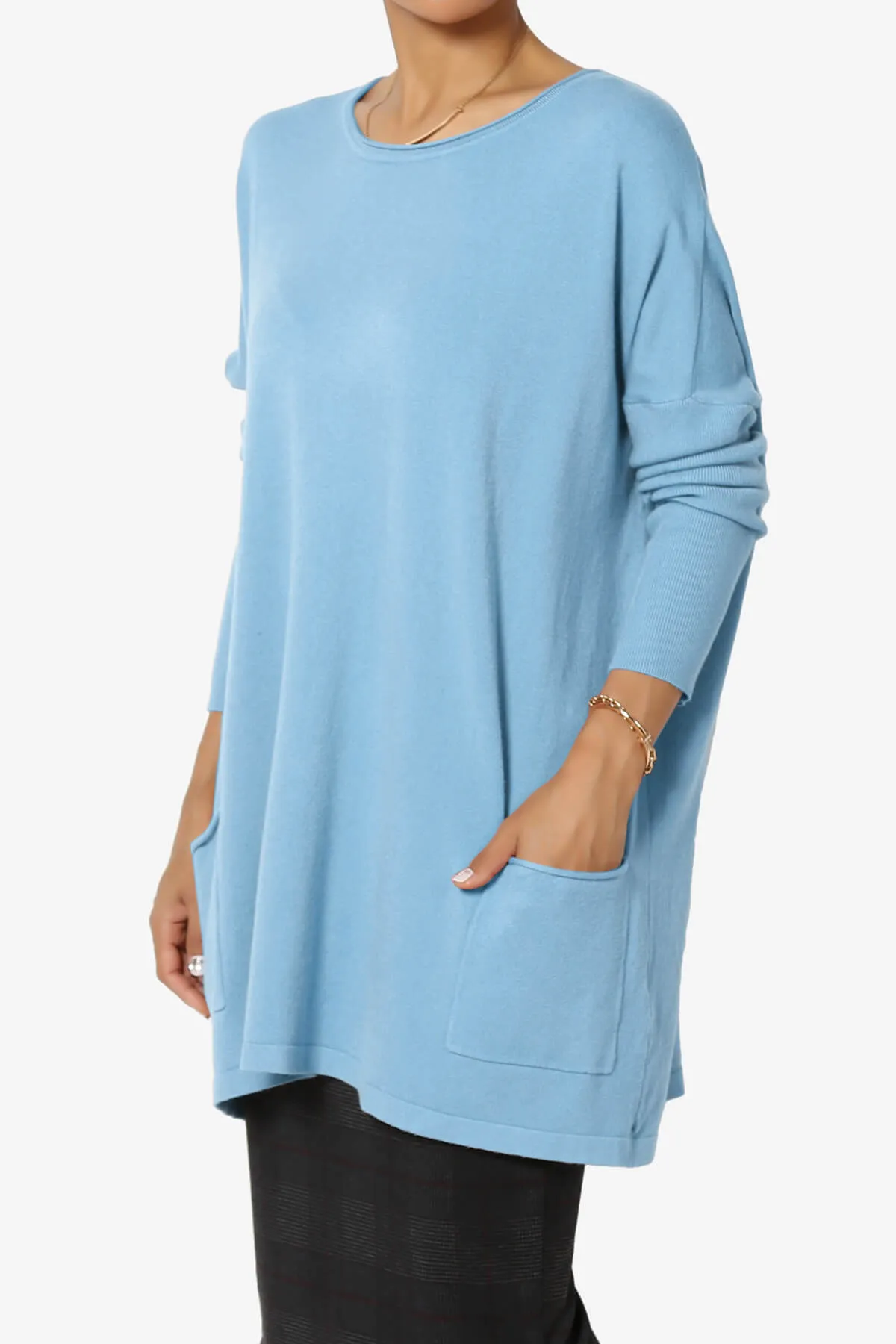 Brendi Super Soft Pocket Oversized Sweater