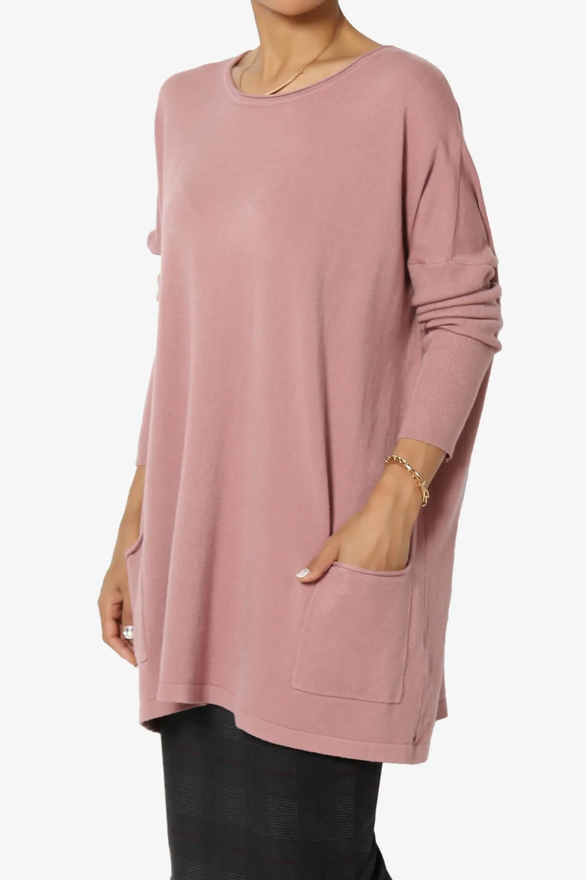 Brendi Super Soft Pocket Oversized Sweater