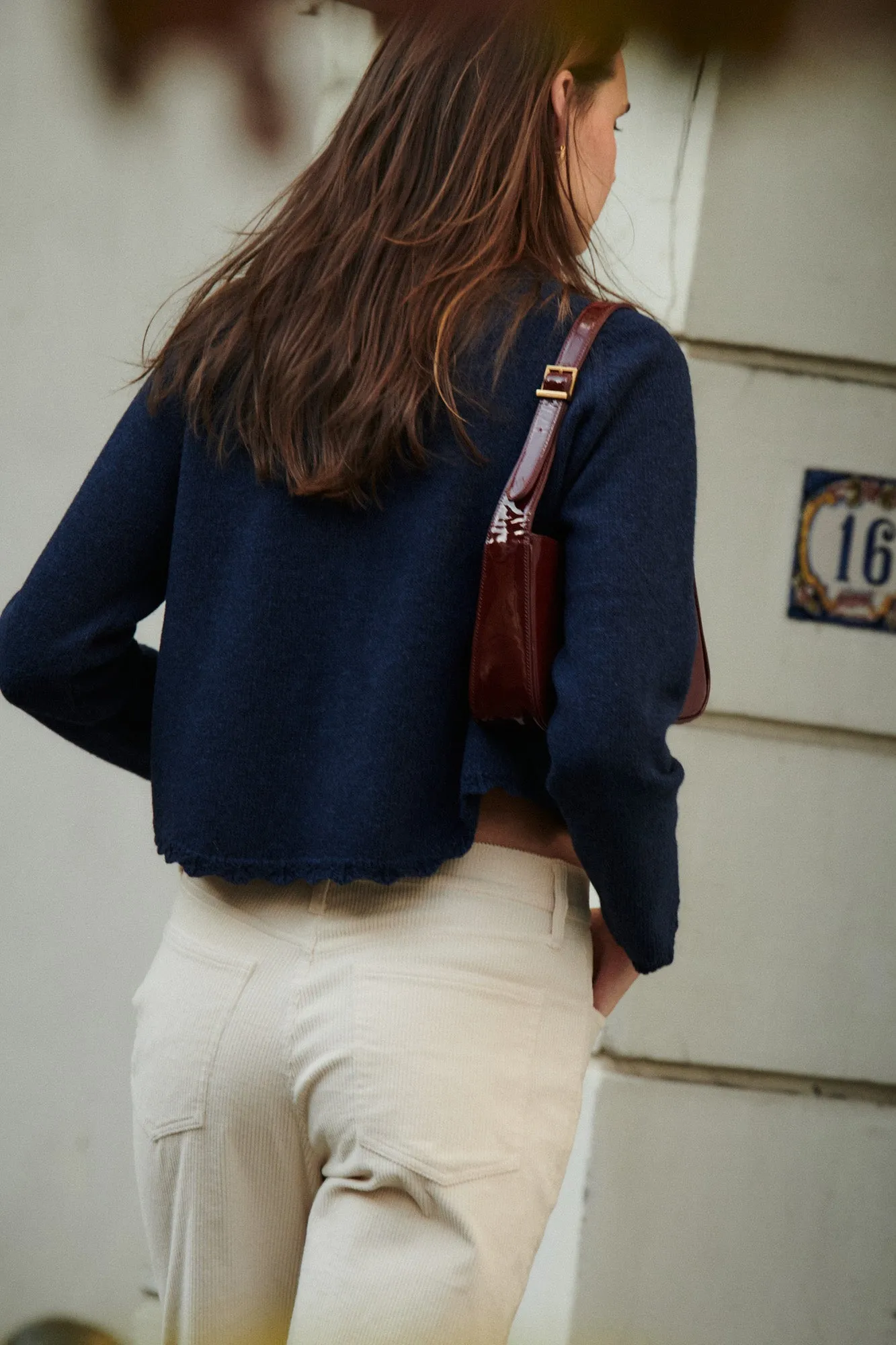 Cardigan in wool / 16 / 15 / night blue