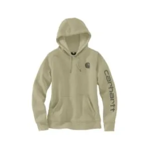 Carhartt&#x20;Work&#x20;Hoodie&#x20;Sleeve&#x20;Logo&#x20;Women&#x20;102791&#x20;-&#x20;Dried&#x20;Clay