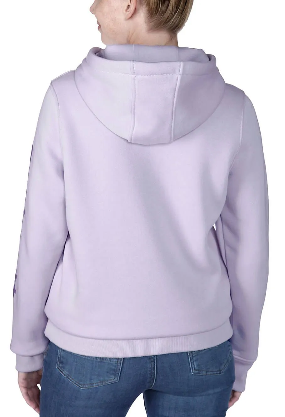 Carhartt&#x20;Work&#x20;Hoodie&#x20;Sleeve&#x20;Logo&#x20;Women&#x20;102791&#x20;-&#x20;Lilac&#x20;Haze