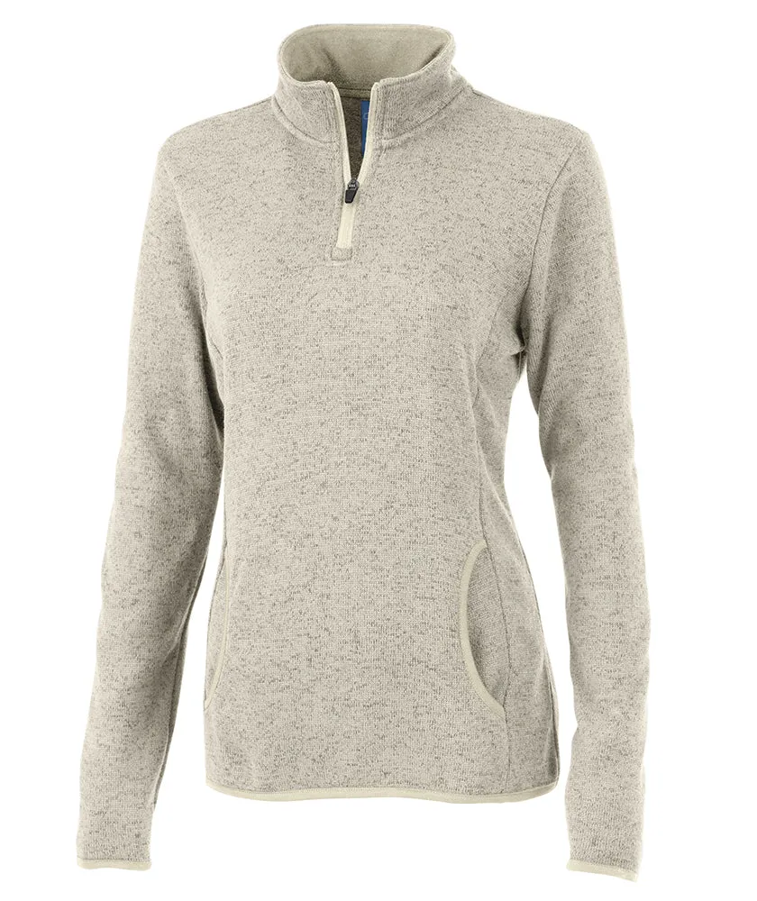 Charles River Women's Heathered Fleece Pullover