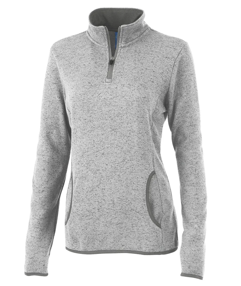 Charles River Women's Heathered Fleece Pullover