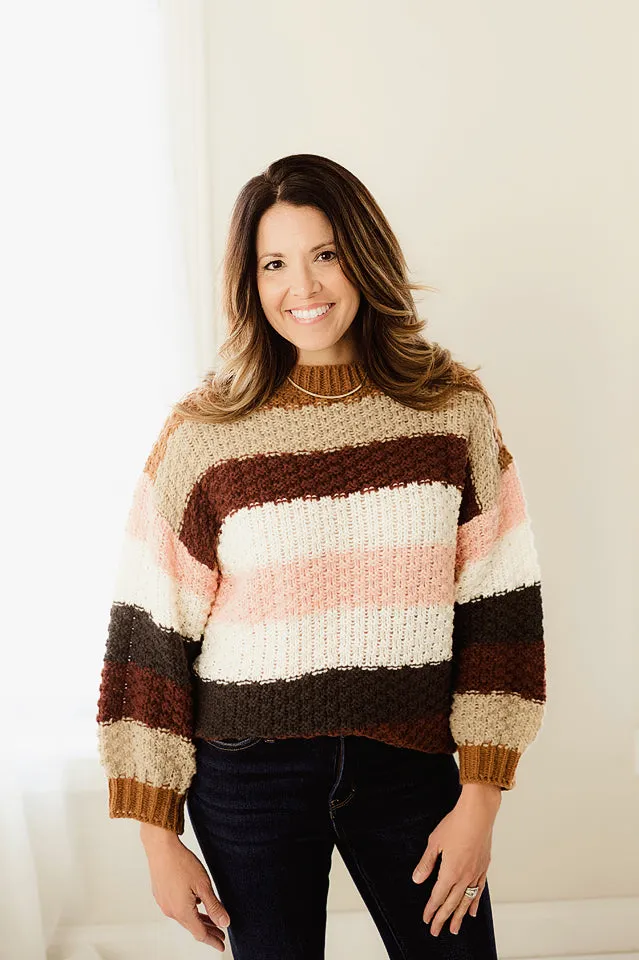 Chunky Knit Stripe Pullover