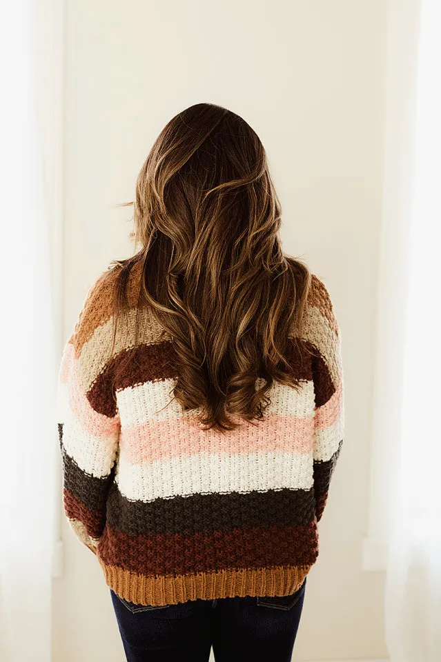 Chunky Knit Stripe Pullover