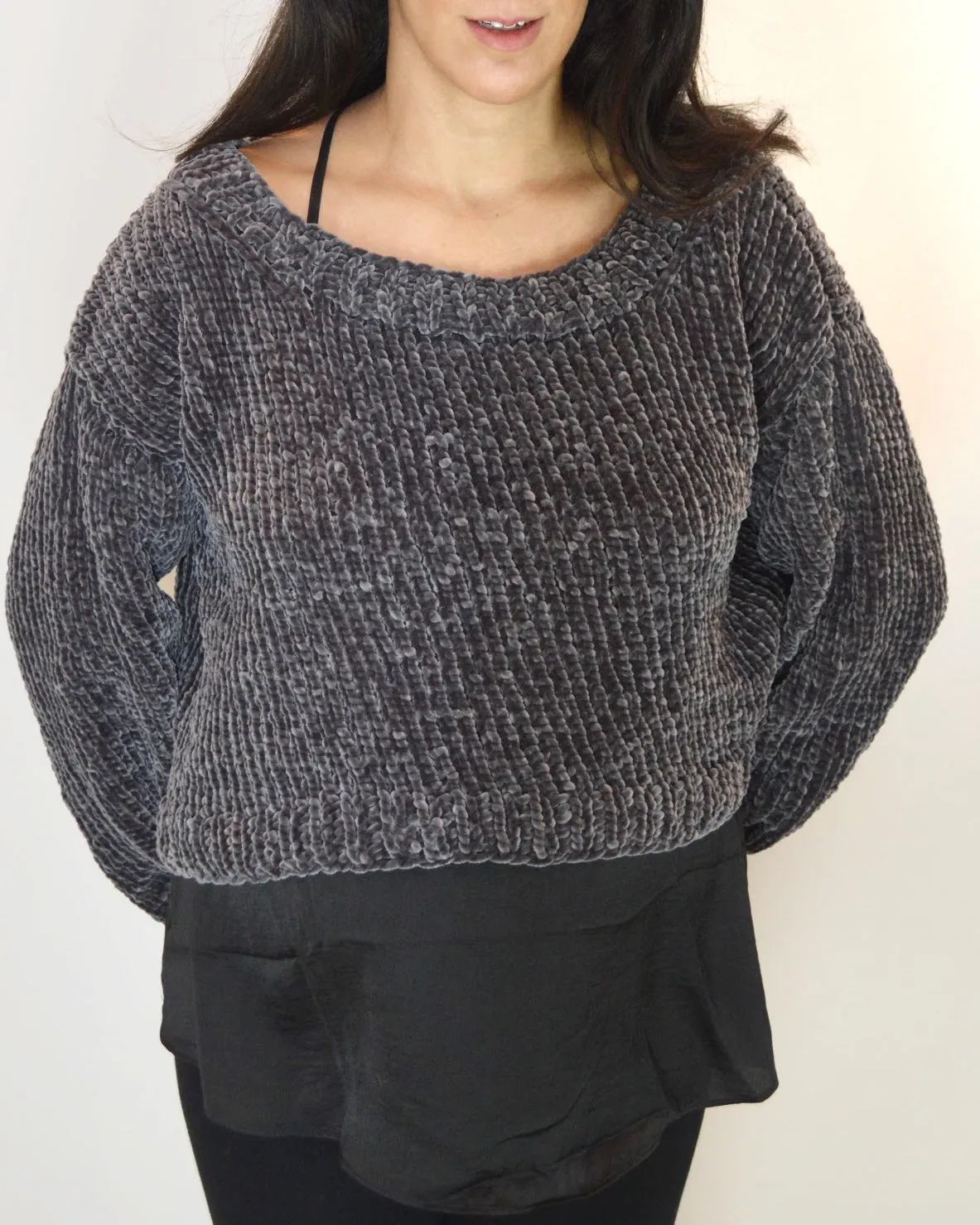 Chunky Velvet Top - Downloadable Knitting Pattern