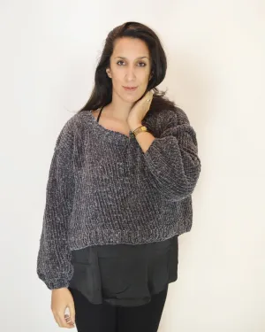 Chunky Velvet Top - Downloadable Knitting Pattern