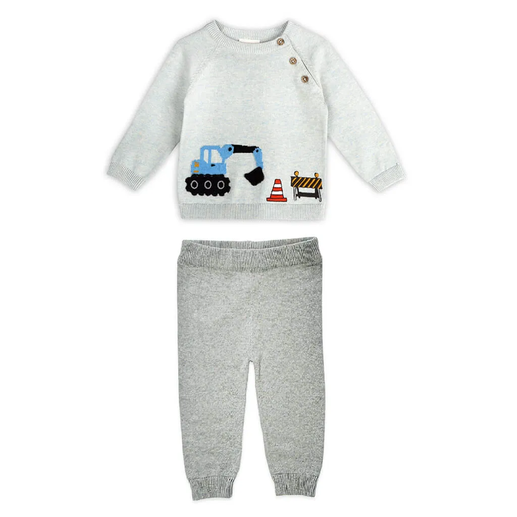 Construction Truck Pants Set