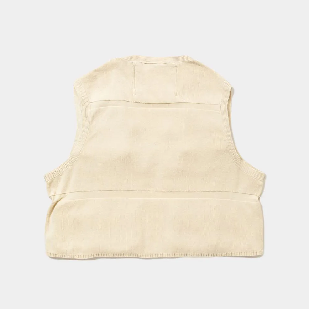 Cotton Knit Luggage Vest (Bone) / MW-KT24103