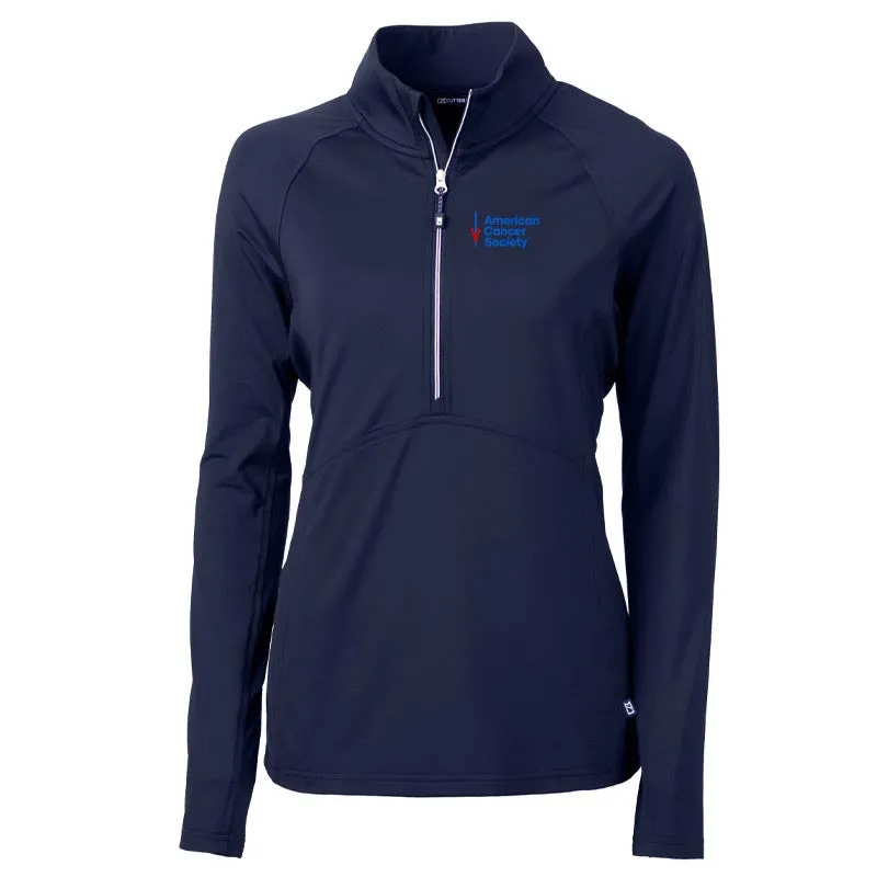 Cutter & Buck Women's 1/4 Zip Pullover - Navy Blue