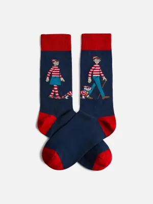 Dark Blue Christmas Sock