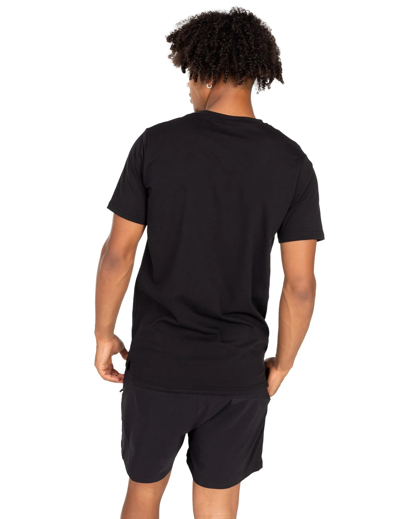 Double E Fitted Tee - Black / Black