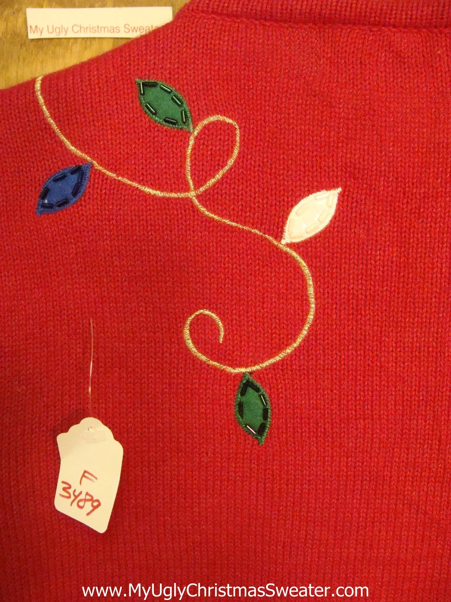 Falling Trees 2sided Horrible Christmas Sweater