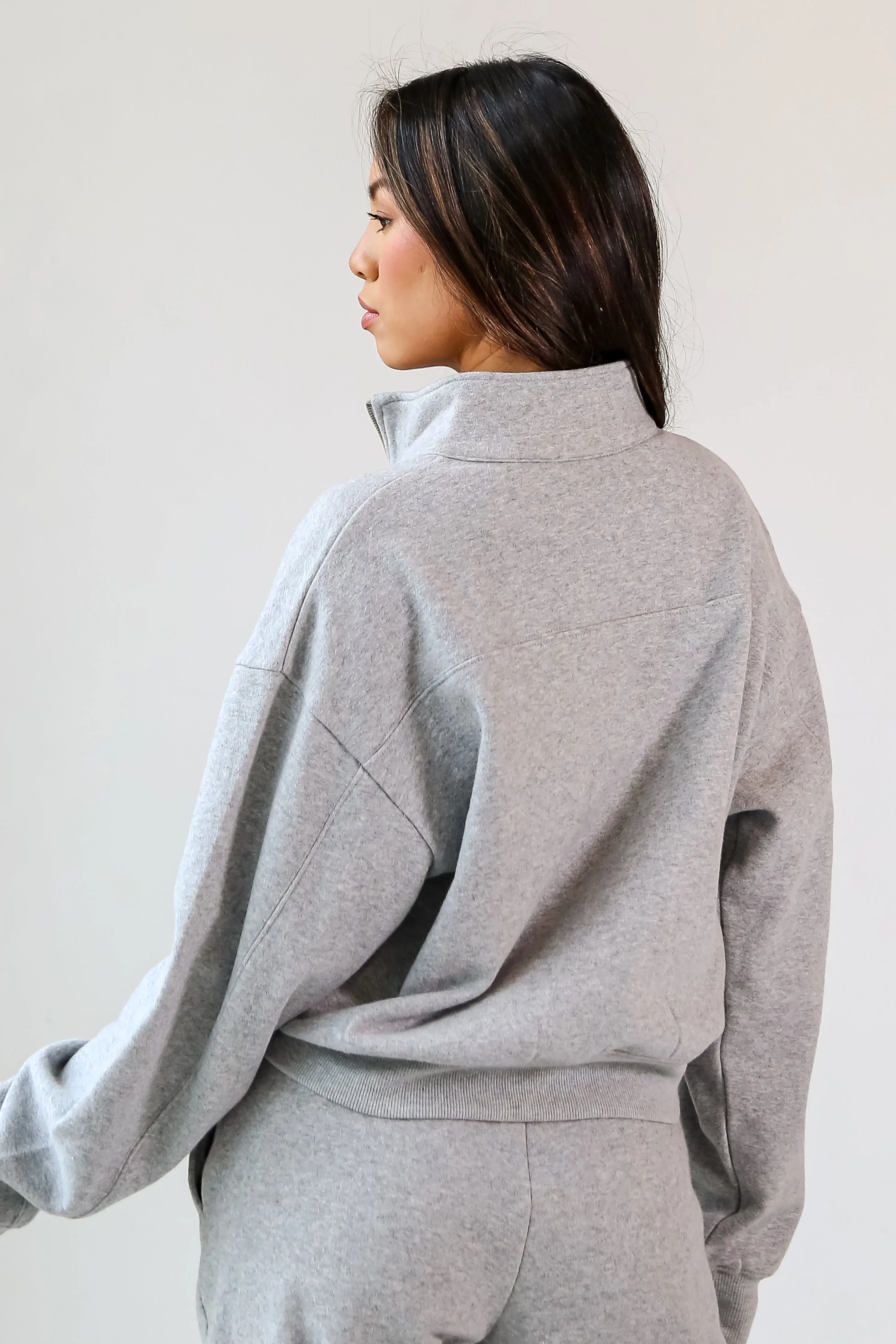 FINAL SALE - Cozy Weekend Fleece Quarter Zip Pullover - DOORBUSTER