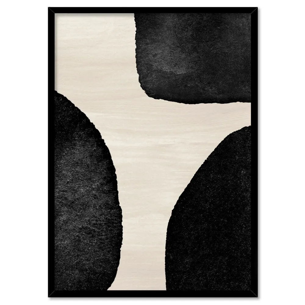 Formes Noires II - Art Print