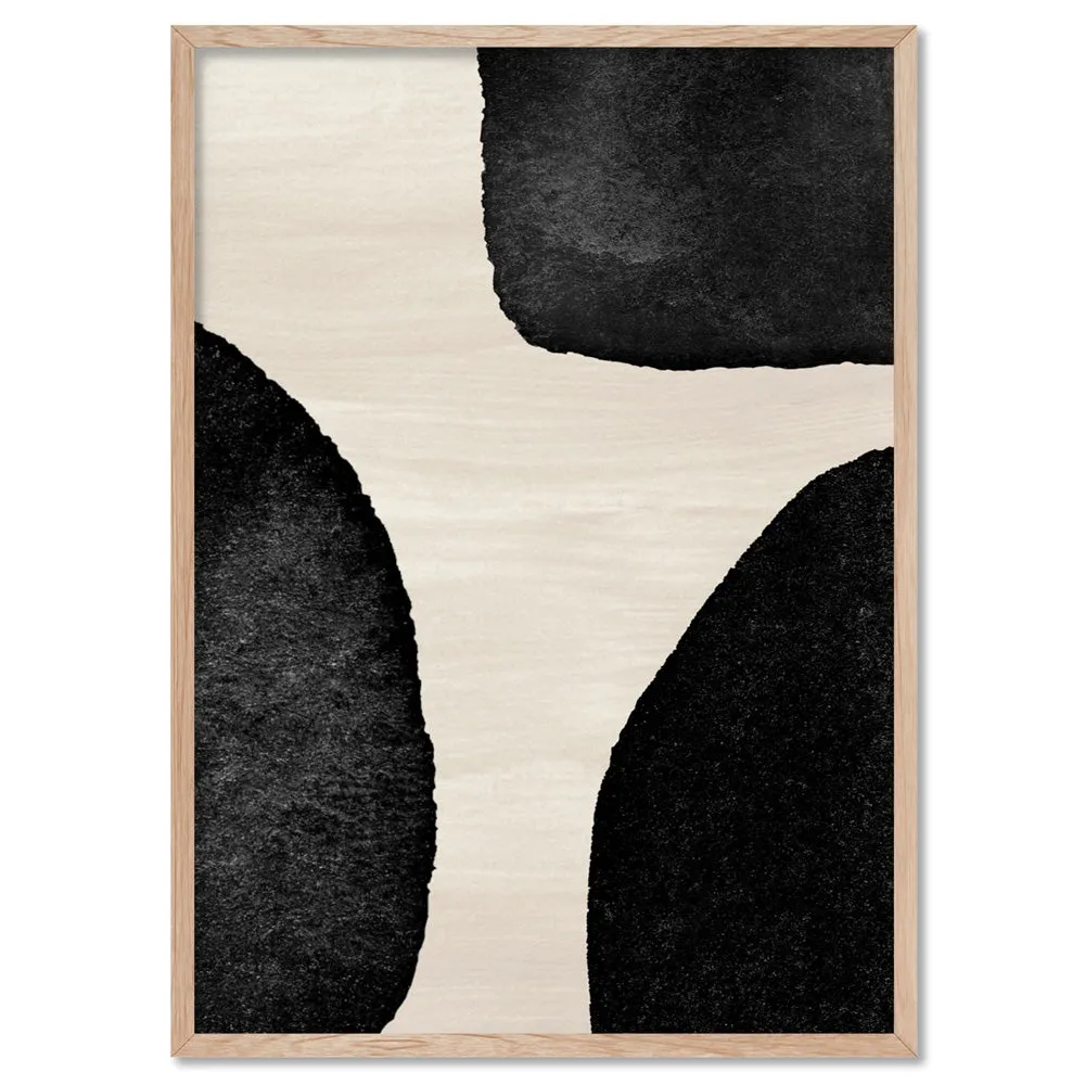 Formes Noires II - Art Print