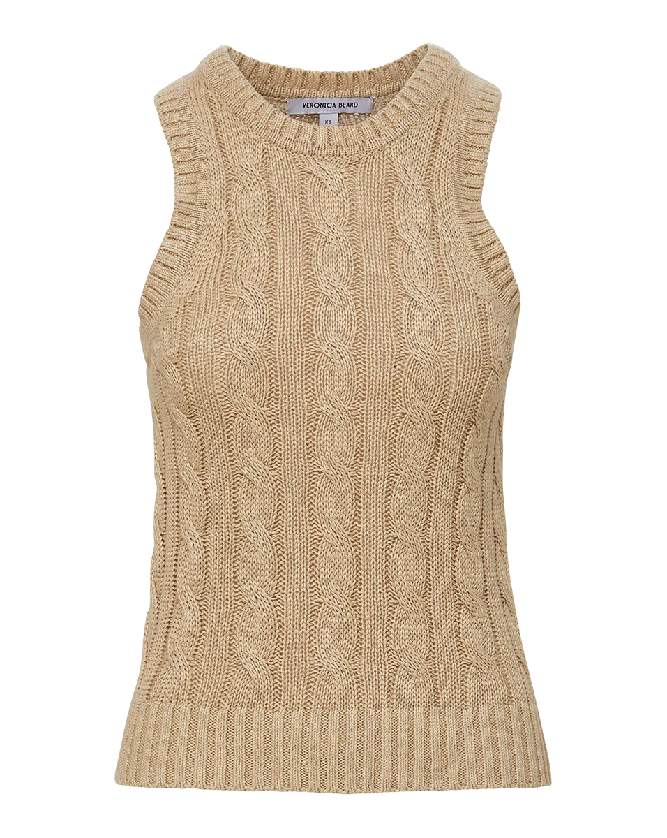 Jerrel Silk-Linen Tank