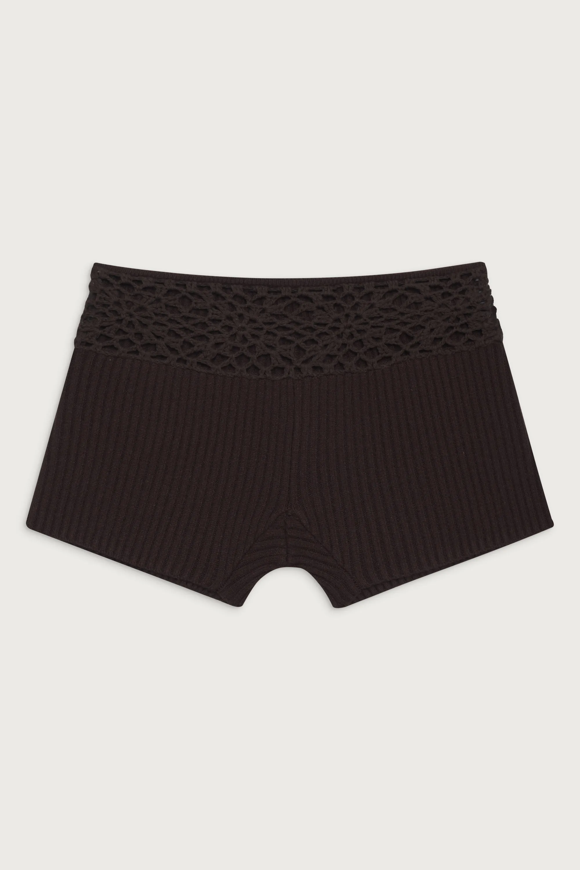 Lover Cloud Knit Mini Short - Bourbon