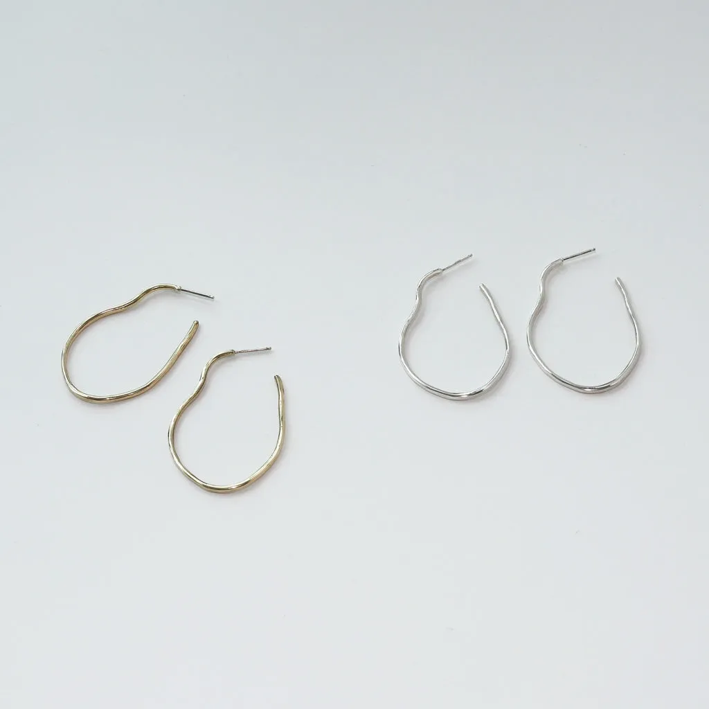 Maeve Thin Hoop Earrings