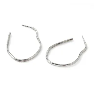 Maeve Thin Hoop Earrings