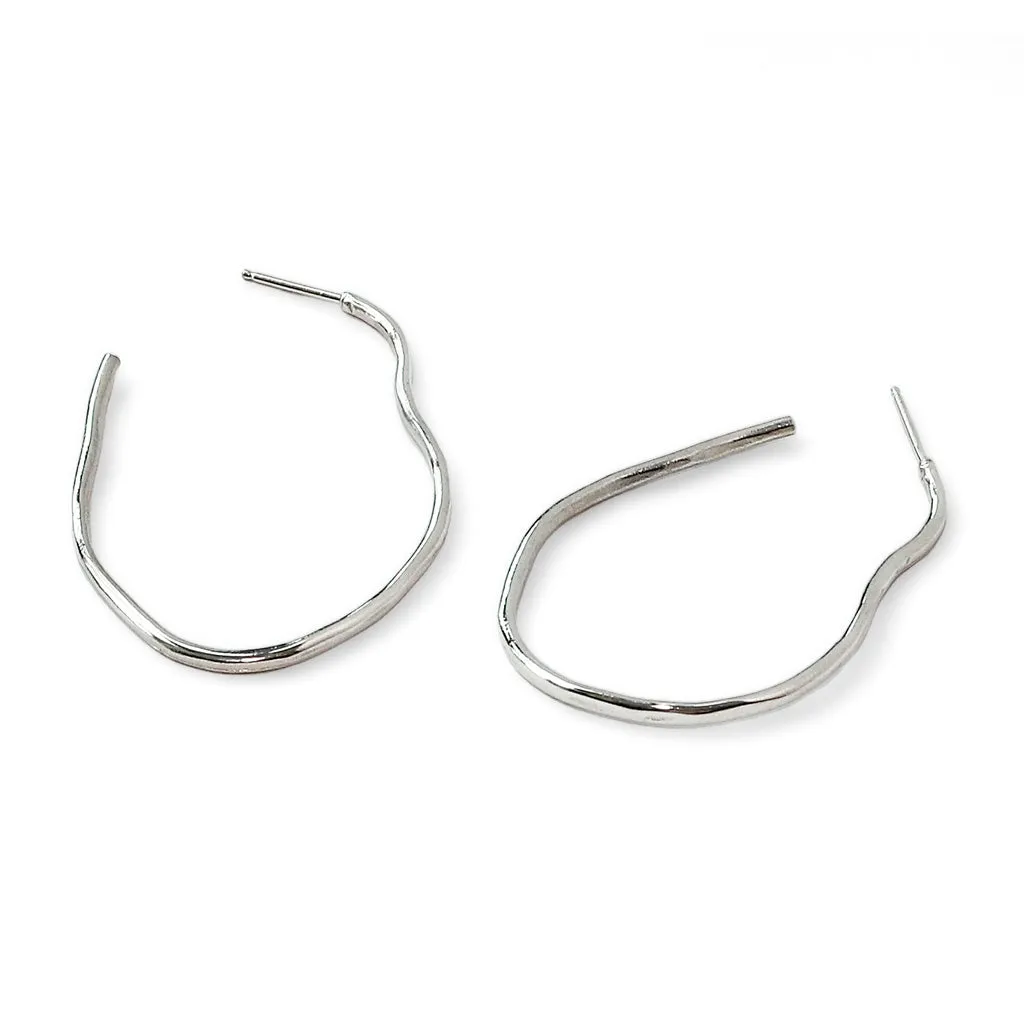 Maeve Thin Hoop Earrings