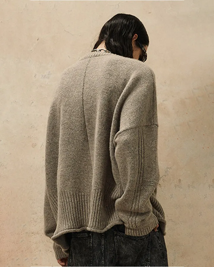 Minimalist Loose Knit Sweater