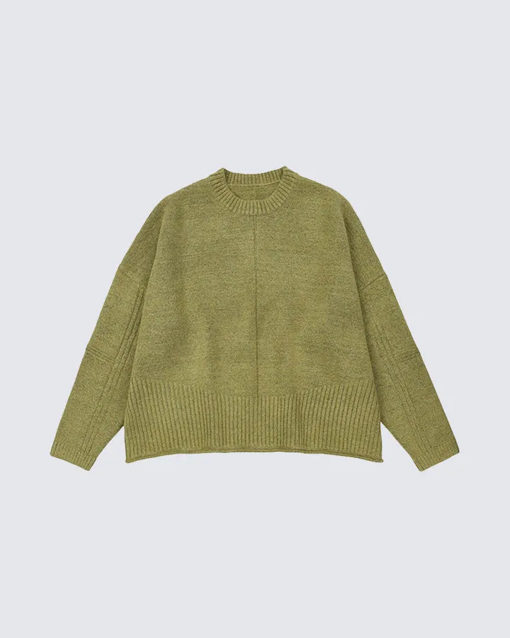 Minimalist Loose Knit Sweater