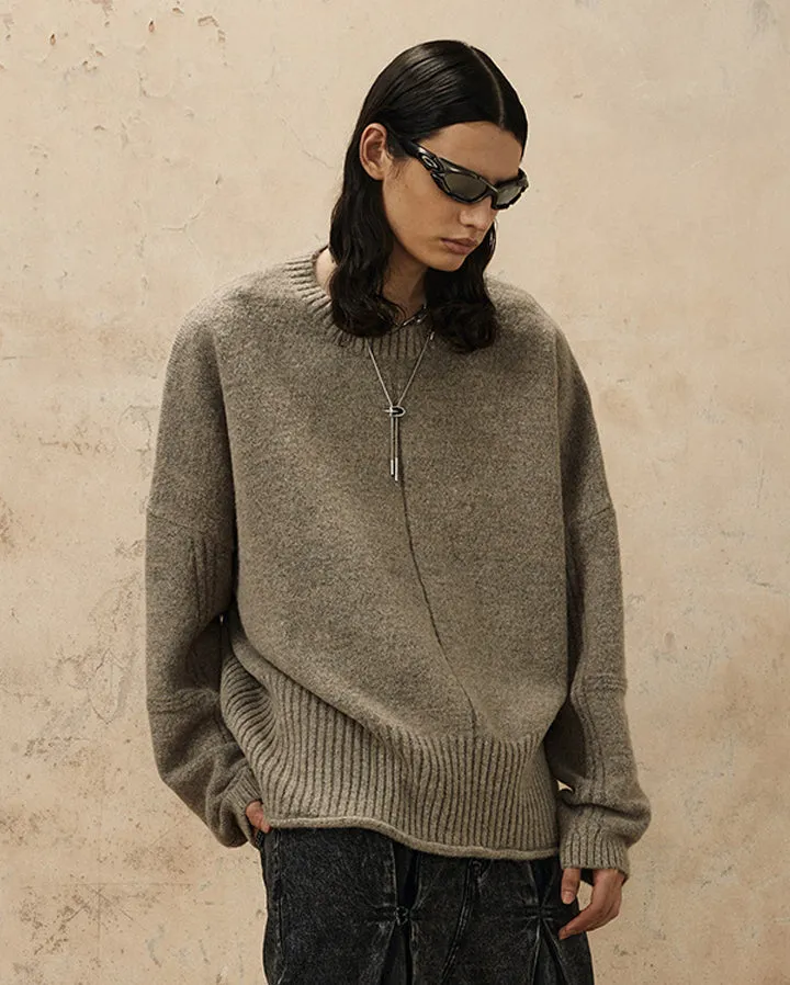 Minimalist Loose Knit Sweater