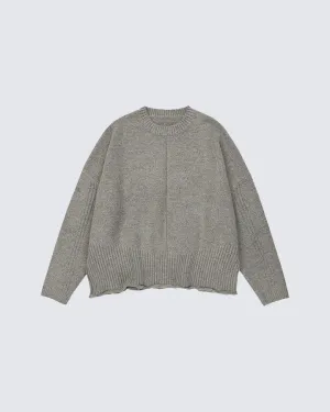 Minimalist Loose Knit Sweater