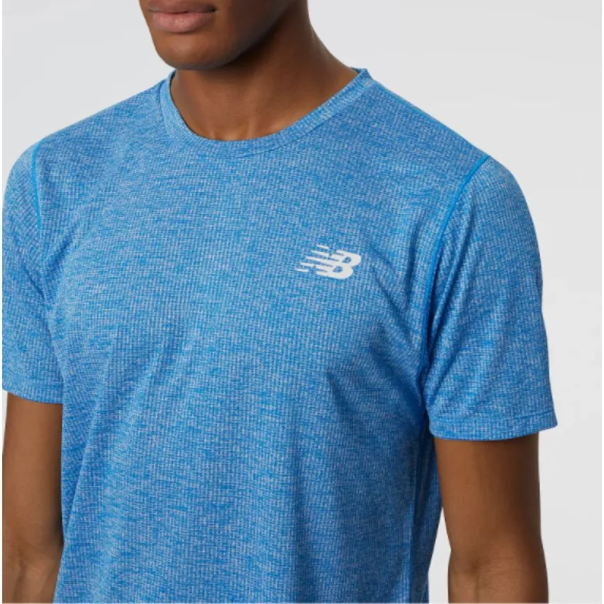 New Balance Tenacity Men Performance T-Shirt Serene Blue