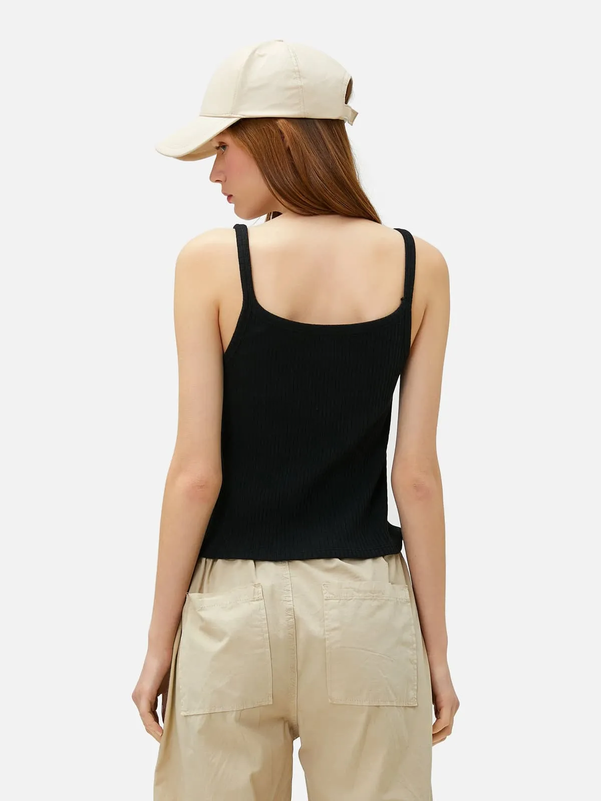 Plain Cotton Undershirt - Wide Neck