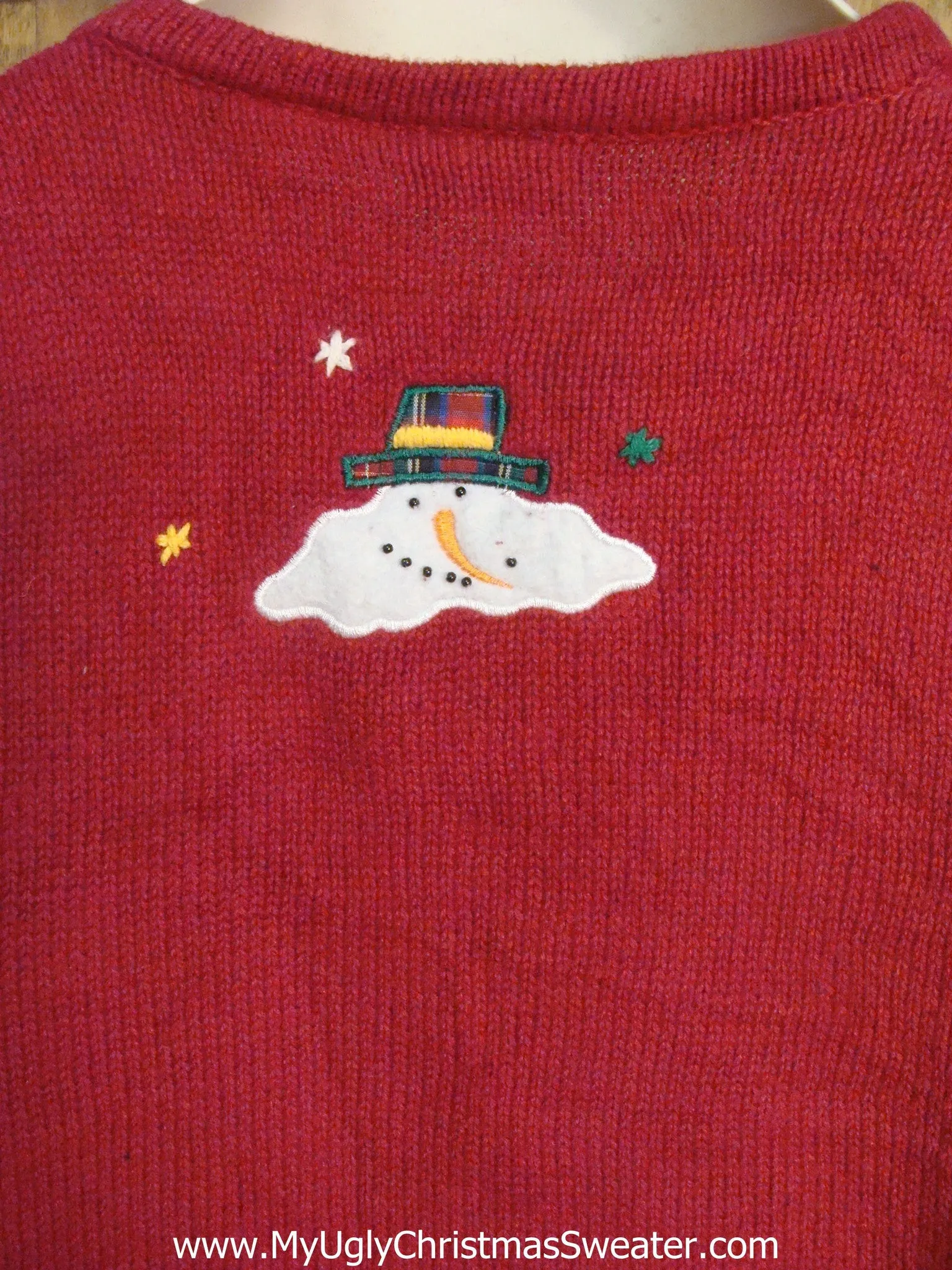 Playful Snowmen Ugly Christmas Jumper Vest