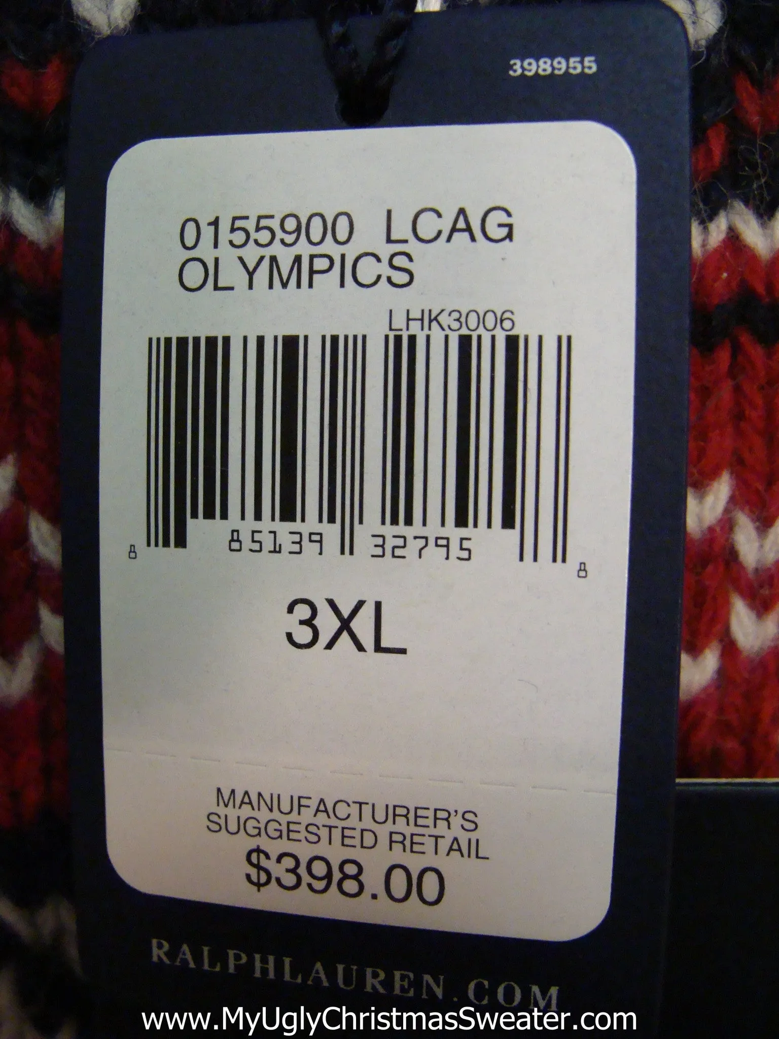 Ralph Lauren Olympic Reindeer Christmas Sweater NEW