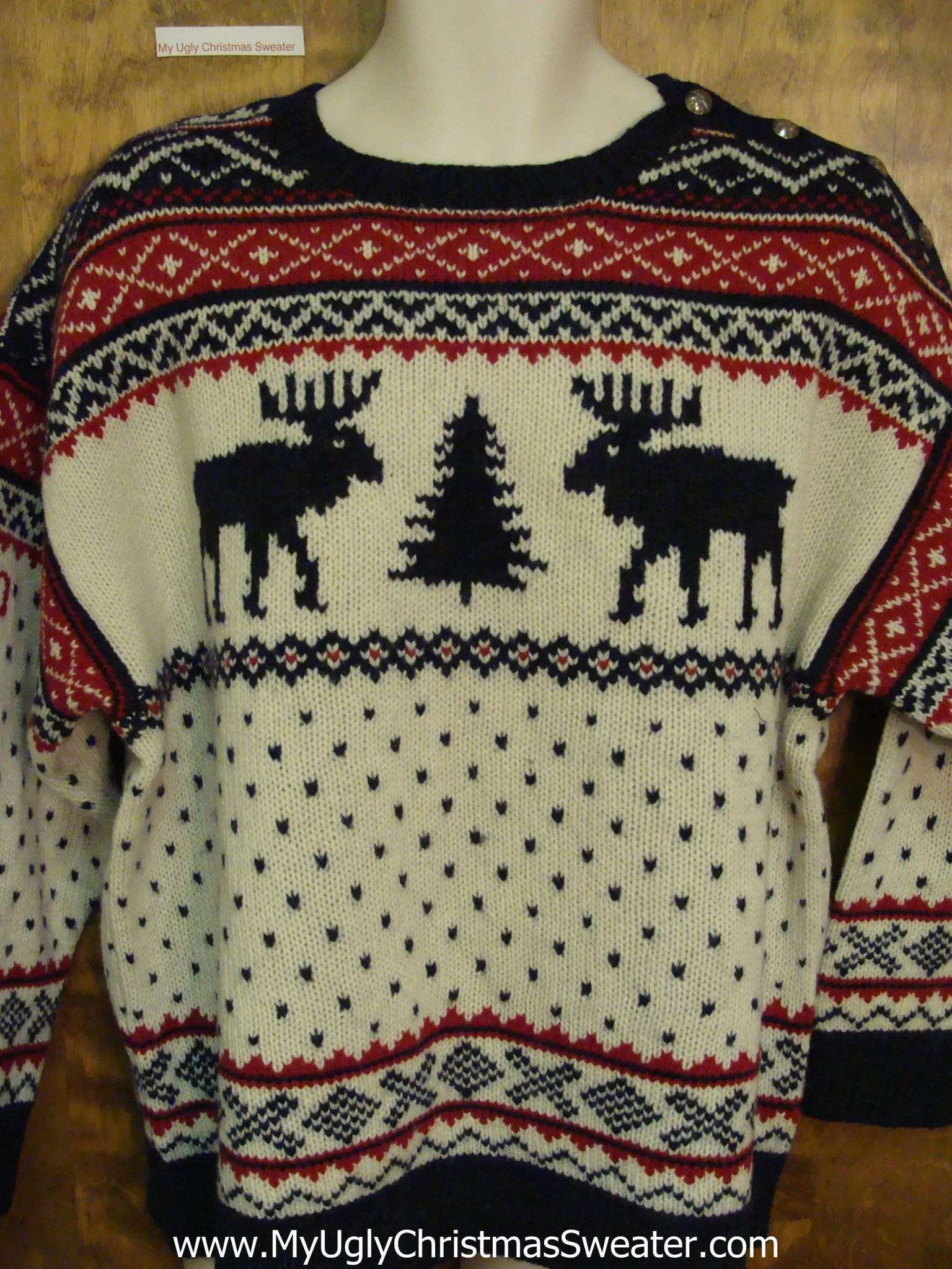 Ralph Lauren Olympic Reindeer Christmas Sweater NEW