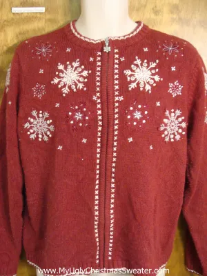 Snowflakes Falling Christmas Sweater