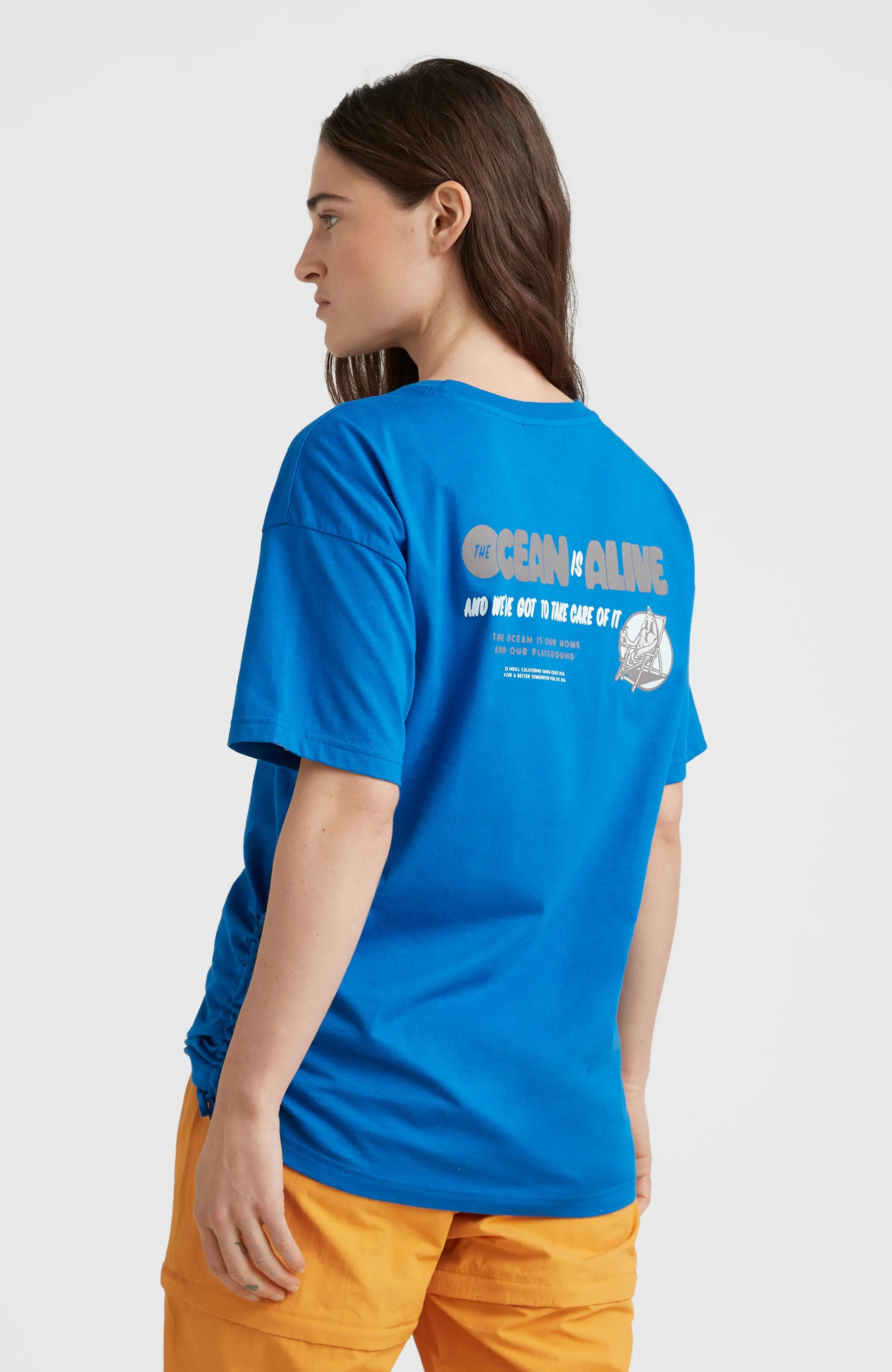 Stream Adjustable Long T-Shirt | Princess Blue