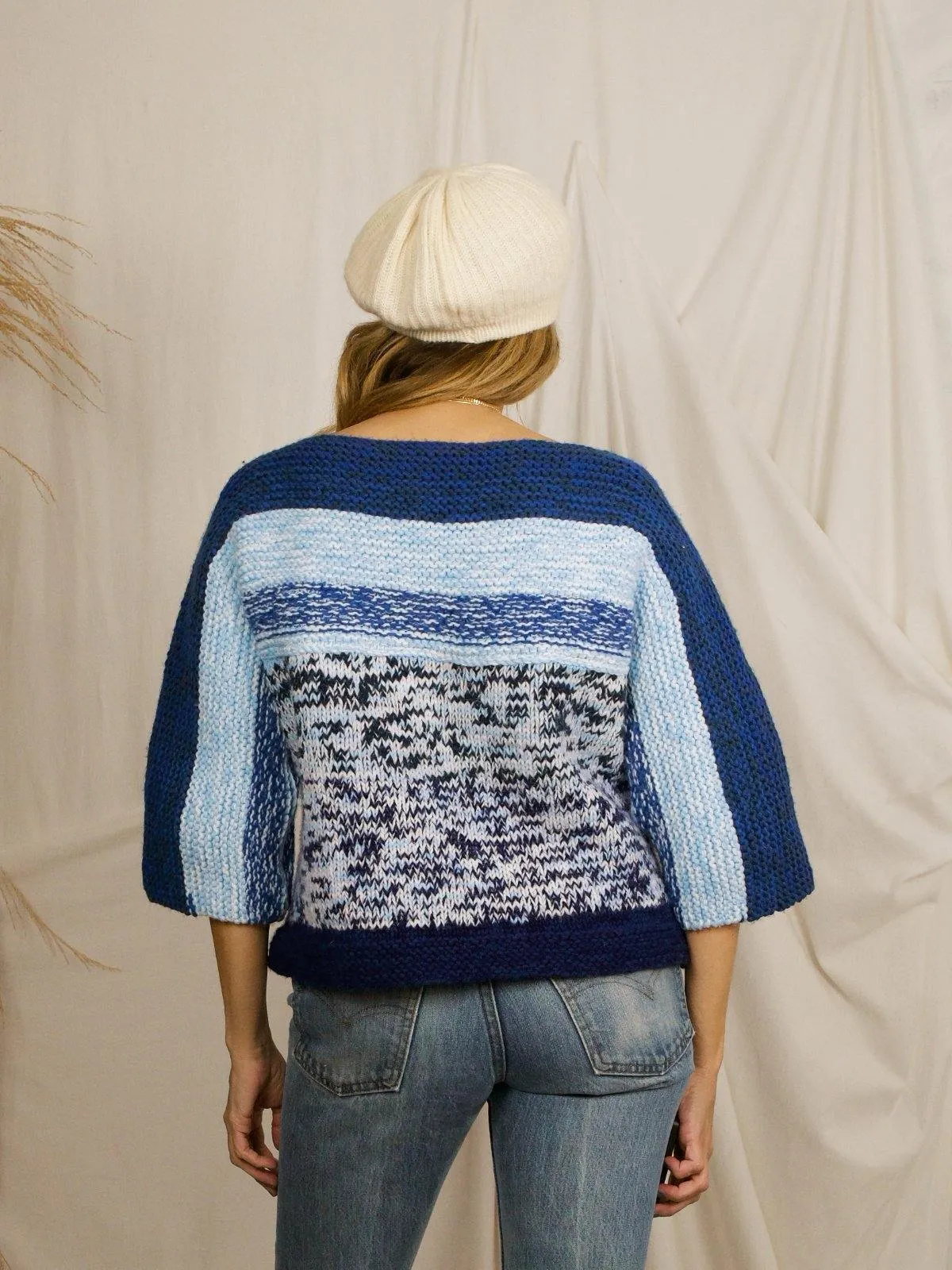 Vintage Blue Mood Marled Sweater